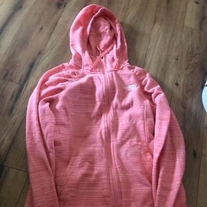 North face zip up sweatshirt